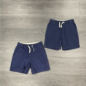 BUNDLE Crewcuts Navy Kids Shorts with Drawstring Sz10